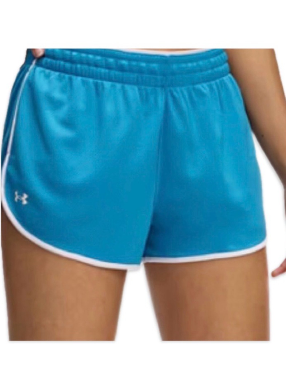NWT [Under Armour] Vanish Knit 2.5 Shorts Blue/White Women’s XL